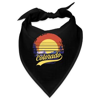 colorado - Bandana - Schwarz - Vorne