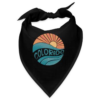colorado - Bandana - Schwarz - Vorne