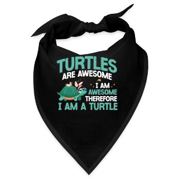 Sea Turtle Tortoise Turtles Are - Bandana - Schwarz - Vorne