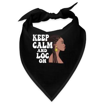 Hippie Dreadlocks Rasta - Bandana - Schwarz - Vorne