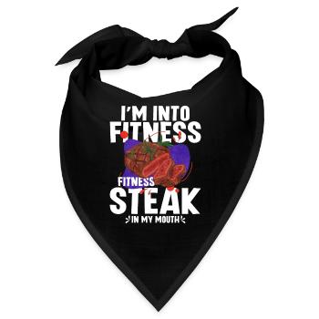 Steak - Bandana - Schwarz - Vorne