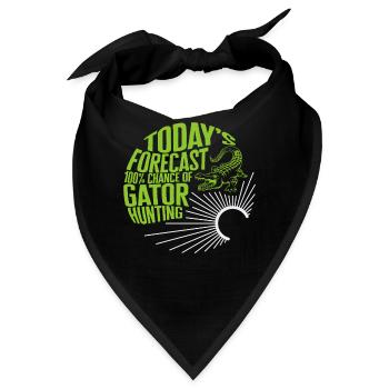 Animal Shirt, die heutige Prognose 100 Prozent Chance - Bandana - Schwarz - Vorne