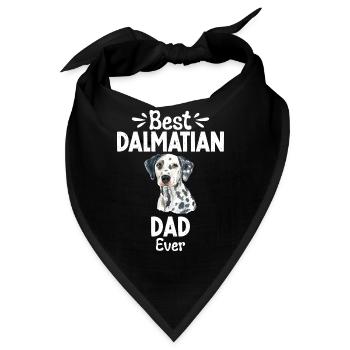 Gifts for Dalmatian Lovers - Bandana - Schwarz - Vorne