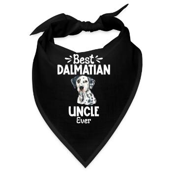Gifts for Dalmatian Lovers - Bandana - Schwarz - Vorne