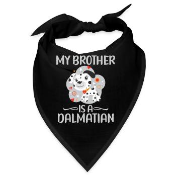 Gifts for Dalmatian Lovers - Bandana - Schwarz - Vorne