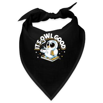 Owl Cute Owl Owl Lover just a Boy who loves owls - Bandana - Schwarz - Vorne