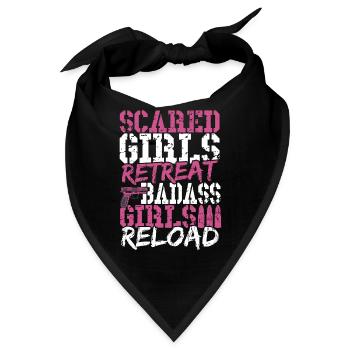 Scared Girls Retreat Badass Girls Reload 2nd - Bandana - Schwarz - Vorne