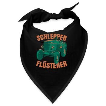 Schlepper Flüsterer - Bandana - Schwarz - Vorne