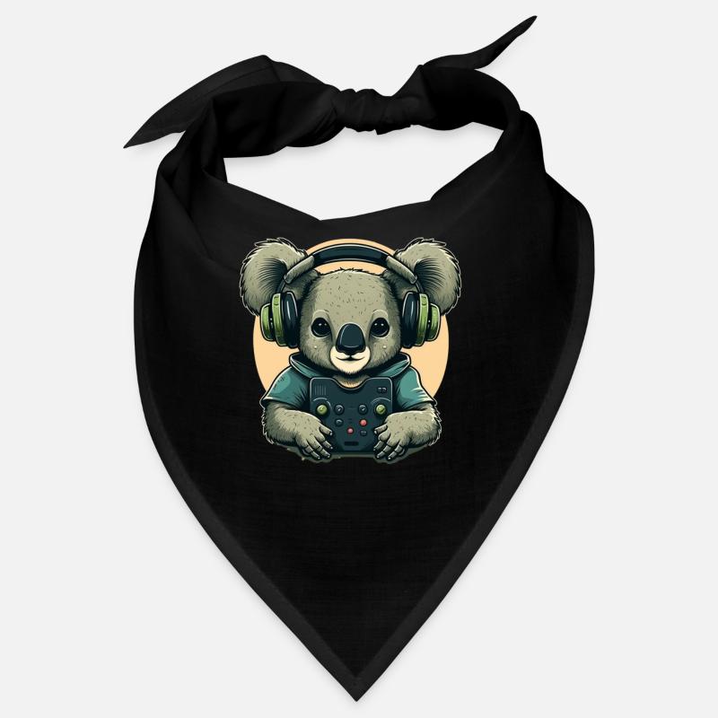 Koala bear with Walkman Bandana