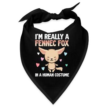 Ich Bin Wirklich Ein Fennec Fox Besitzer Fennec - Bandana - Schwarz - Vorne