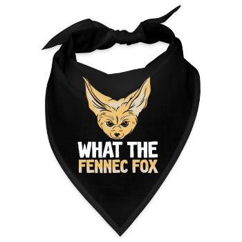 Was Der Fennec Fox Besitzer Fennec Foxes - Bandana - Schwarz - Vorne
