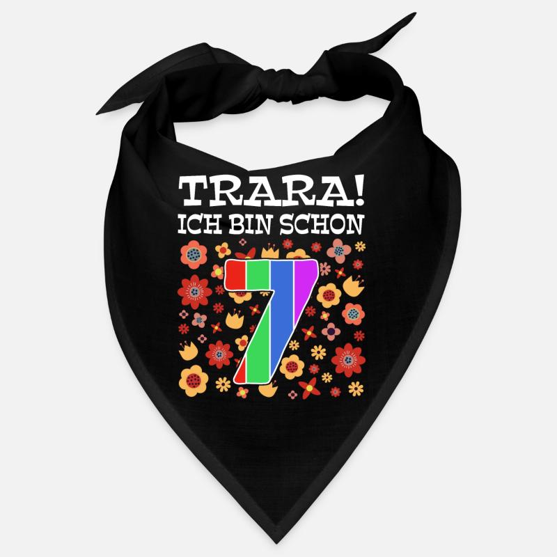 7. Geburtstag Kindergeburtstag Geschenk Kinder Bandana