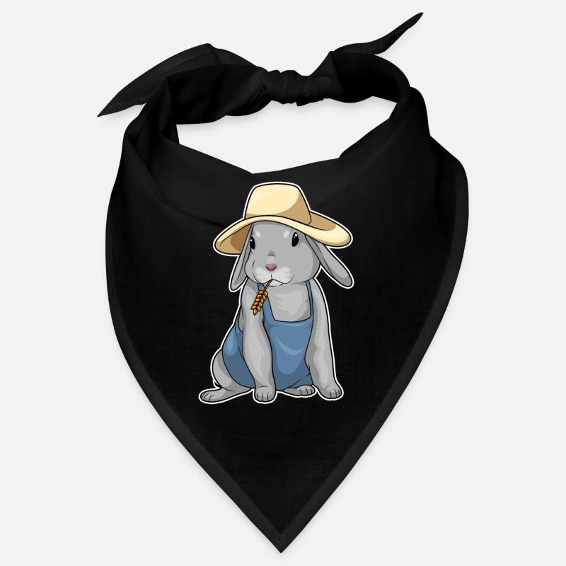 Rabbit Farmer Wheat Farm Bandana