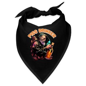 Piss Drinker 35 - Bandana - Schwarz - Vorne