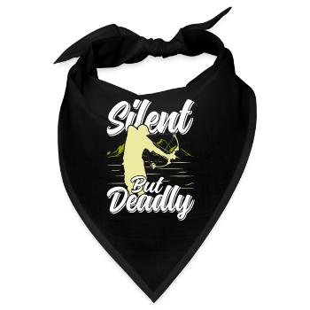 Bogenfischen Silent but Deadly Bogenfischer - Bandana - Schwarz - Vorne