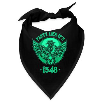 Arzt, Mediziner, Medizin Student, Sponsion - Bandana - Schwarz - Vorne