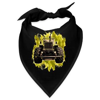 MB trac Front - Bandana - Schwarz - Vorne