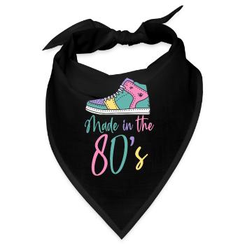 80er Die Musik der 80er - Bandana - Schwarz - Vorne