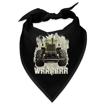 MB trac wrrrrrr - Bandana - Schwarz - Vorne