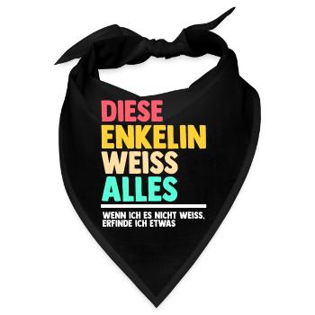 Enkelin - Bandana - Schwarz - Vorne