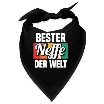 Neffe - Bandana - Schwarz - Vorne