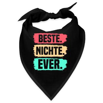 Nichte - Bandana - Schwarz - Vorne