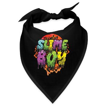 Slime Boy Slime Lover Bunte Slime Crafts Kunst - Bandana - Schwarz - Vorne