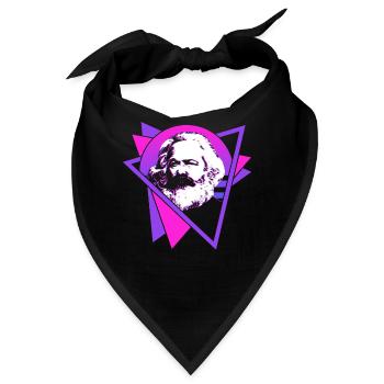 Sozialistisch Sozialismus Kommunistisch Kommunismu - Bandana - Schwarz - Vorne