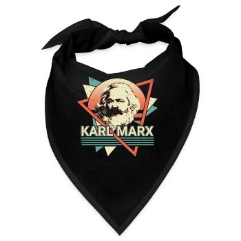 Sozialistisch Sozialismus Kommunistisch Kommunismu - Bandana - Schwarz - Vorne