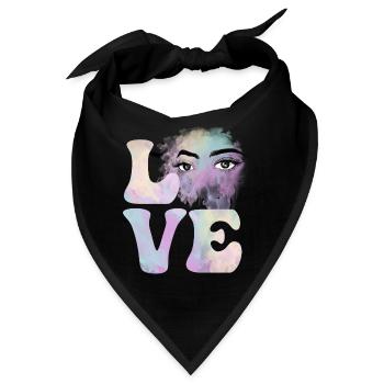 Kosmetikerin Kosmetologie Make-up Wimpern - Bandana - Schwarz - Vorne
