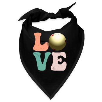 Billard Pool - Bandana - Schwarz - Vorne