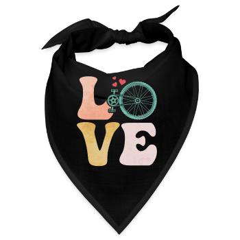 Fahrradfahren Biker - Bandana - Schwarz - Vorne