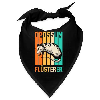Opossum - Bandana - Schwarz - Vorne