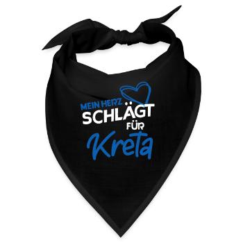 Kreta - Bandana - Schwarz - Vorne