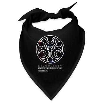 Station Saints Bernard Kornkreis, Wiltshire 24-0 - Bandana - Schwarz - Vorne