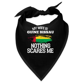 Guinea Bissau Ehefrau - Bandana - Schwarz - Vorne