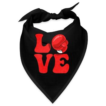 Boxer Boxen - Bandana - Schwarz - Vorne