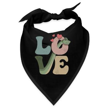 Brachiosaurus Dinosaurier Dino - Bandana - Schwarz - Vorne