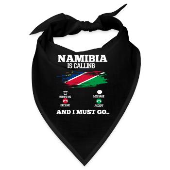 Namibia - Bandana - Schwarz - Vorne