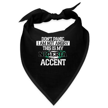 Nigeria - Bandana - Schwarz - Vorne