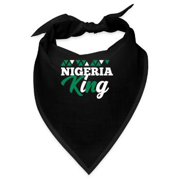 Nigeria - Bandana - Schwarz - Vorne
