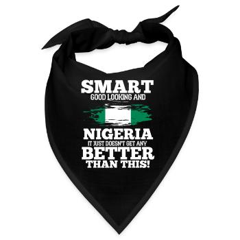 Nigeria - Bandana - Schwarz - Vorne