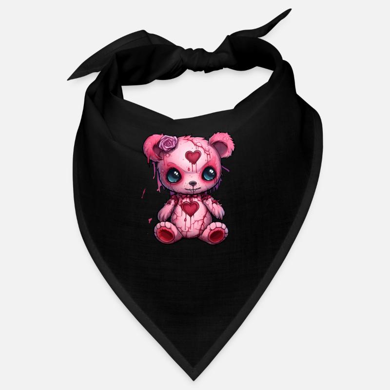 Bear Voodoo Goth Aesthetics Bandana