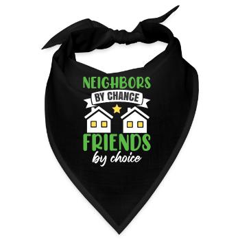 Community Neighbor Humor - Bandana - Schwarz - Vorne