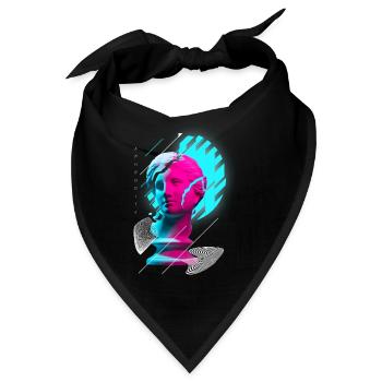 Aphrodite Raver Festival EDM Musik Rave - Bandana - Schwarz - Vorne
