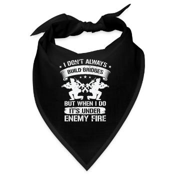 Combat Engineer Engineering Armee - Bandana - Schwarz - Vorne