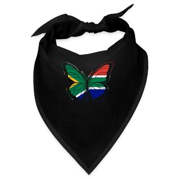 Südafrika - Bandana - Schwarz - Vorne