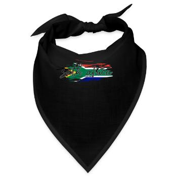 Südafrika - Bandana - Schwarz - Vorne