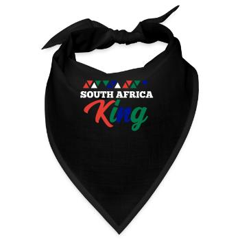 Südafrika - Bandana - Schwarz - Vorne