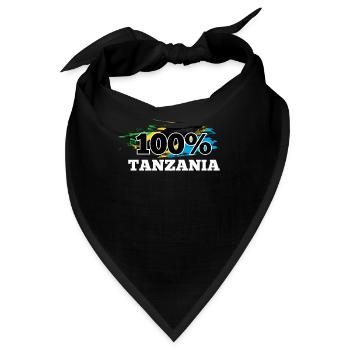 Tansania - Bandana - Schwarz - Vorne